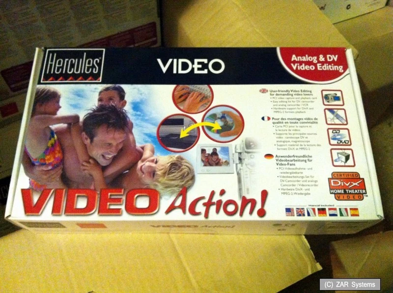 Hercules Video Action! PCI Video Karte Card, Eingang Digital + Analog, NEU, OVP - Image 1 of 1