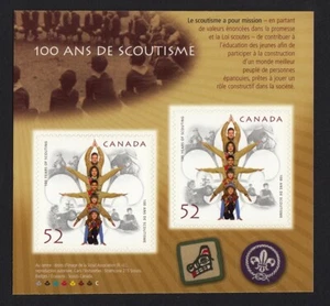 SCOUT MISSION = Cut fro Booklet with FRENCH DESCRIPTION Canada 2007 #2225 MNH - Picture 1 of 1