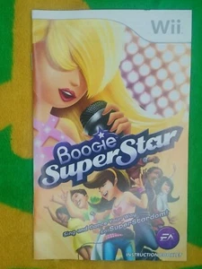 Boogie Super Star Nintendo Wii Manual Only - Picture 1 of 2