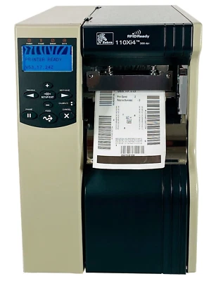 Zebra 110Xi4 Thermal Transfer Shipping Label Barcode Printer for Warehouse - Image 1 of 4