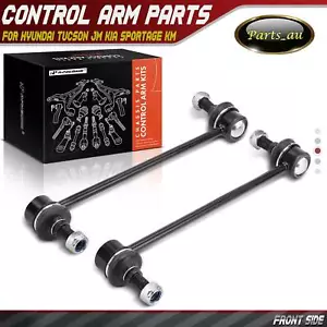 2x Front Sway Bar Link for Hyundai Tucson JM Kia Sportage KM 2004-2010 2.0L 2.7L - Picture 1 of 10