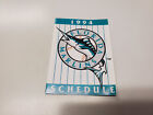 JS15 Florida Marlins 1994 MLB Baseball Pocket Schedule - Chevron