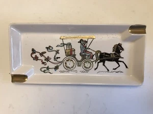 Vintage Lefton’s Ceramic Horse & Carriage Buggy With Couple - Picture 1 of 9
