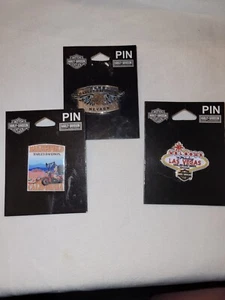 Alfileres Harley Davidson Las Vegas, Reno y Bakersfield. 2008. Paquete nuevo. - Imagen 1 de 6