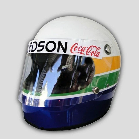 AYRTON SENNA 1977 HELMET (SCALE 1/1) BRAND NEW FULL SIZE REPLICA Cover