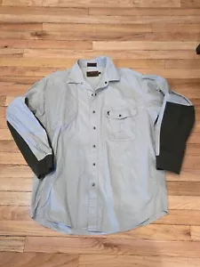 BROWNING SUPER NATURALS - Embroidered Snap Padded Shoulder Shooting L Shirt - Picture 1 of 7