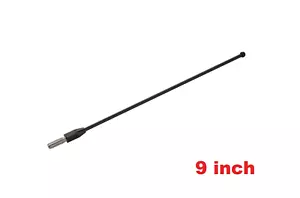 9" Black Stainless Antenna Mast Rod Radio AM/FM for Chevrolet Lumina 1990-2001 - Picture 1 of 10