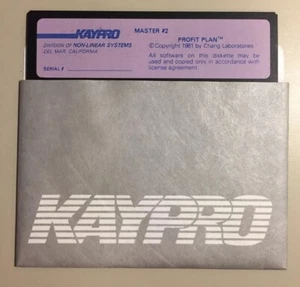 Vintage 1981 KAYPRO Profit Plan Software 5.25” Floppy Disk VHTF - Picture 1 of 7