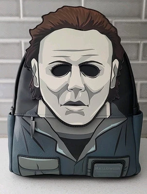 Mini Mochila Loungefly Halloween Máscara Michael Myers Juegos con disfraces con vitrina NUEVA Foto 1 de 4