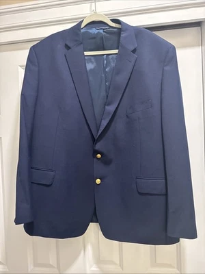 Blazer Ralph Lauren Azul Marino Lana Mezcla Poliéster - Talla 52R Foto 1 de 4