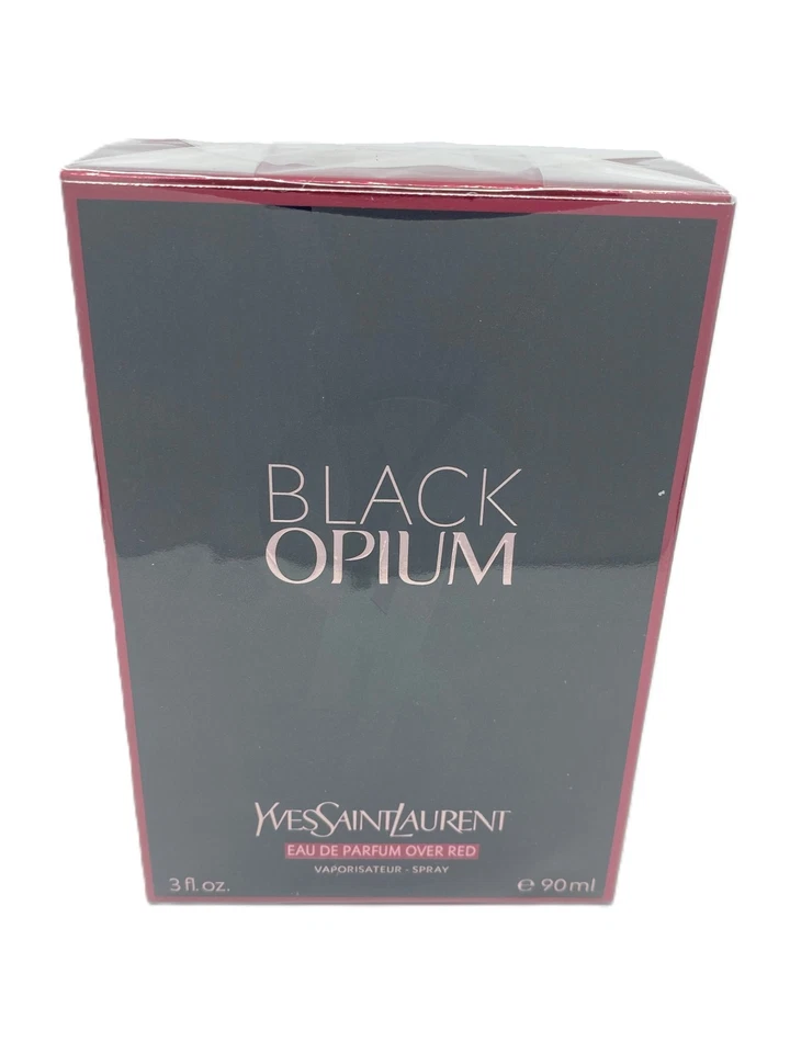 Yves Saint Laurent negro opio sobre rojo, 3 fl oz, EDP para mujer, nuevo Foto 1 de 4