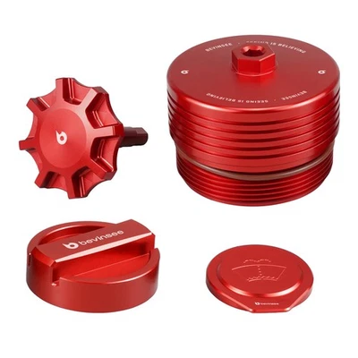 Juego de tapas de motor rojo para BMW E8X E9X 125i 128i 135i 320i 325i 328i 330i 335i X1 Foto 1 de 4