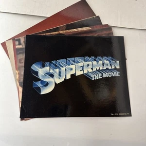 Superman The Movie 1978 Italian Lobby Cards Set Of 7 - Original 8x10- Rare !!! - Picture 1 of 19