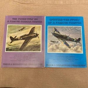Focke-Wulf & Spitfire Book Lot Of 2 Fighter Jet Books Harleyford Publication HC - Imagen 1 de 10