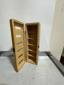 Vintage Holzkiste mit Abschnitten Schmuckkiste Organisation Aufbewahrungsbox - Bild 1 von 8