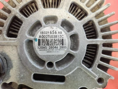 Used Alternator fits: 2016 Dodge Dart 2.0L 120 amp Grade B - Imagem 1 de 4