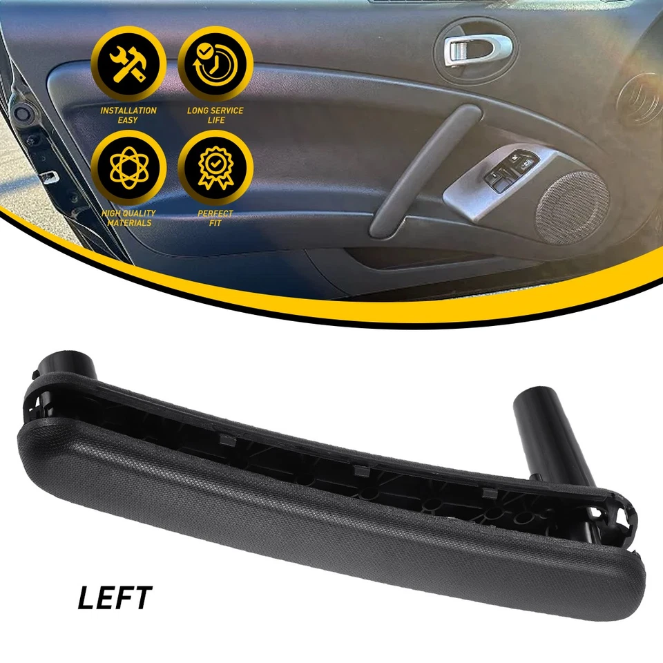 Black Front Driver Interior Pull Door Handle for Mitsubishi Eclipse 2006-2012 - Image 1 of 4