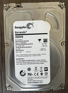 Seagate Barracuda ST3000DM001 3 TB 3.5" SATA III Desktop Hard Drive - Afbeelding 1 van 5