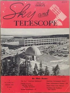 Vintage Sky and Telescope Magazine März 1959 Astronomy Cosmology Space - Bild 1 von 2