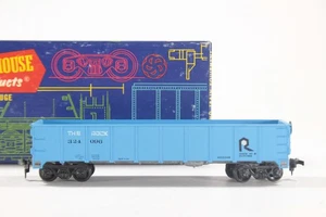 HO Roundhouse Rock Island 40ft Rib-Side Steel Gondola #324096 Excellent! - Picture 1 of 13