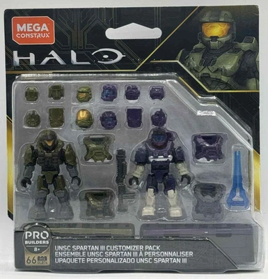 Mega Construx Halo UNSC Spartan III Customizer Pack ~ 66 PCS ~ # GLB76 ~ READ - Image 1 of 3