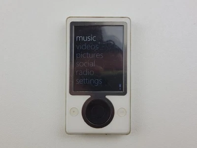 Reproductor MP3 multimedia digital Microsoft Zune 30 (1090) 30 GB - blanco - ¡FUNCIONA! - H2290 Foto 1 de 4