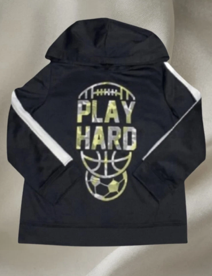 Chaqueta con Capucha Dura Jumping Beans Niño Pequeño Talla 4T Deportes Jugar Foto 1 de 3