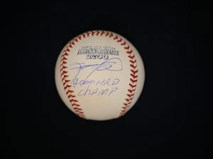 SAMMY SOSA SIGNED OFFICIAL 2000 ALL STAR GAME BASEBALL "2000 HRD CHAMP" JSA - Picture 1 of 4