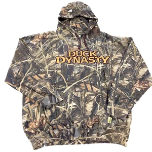 Duck Dynasty Camo Hoodie Herren XXL 2XL Sweatshirt Pullover Vintage Y2K A&E Promo - Bild 1 von 13
