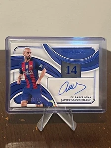 JAVIER MASCHERANO Auto /10 Panini Immaculate Soccer 2024/45 Autograph 07/10 - Picture 1 of 6