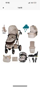 Cosatto Wow 2 Everything i-Size Travel System Bundle in A2 Whisper New Boxed - Picture 1 of 24
