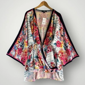 Neu mit Etikett Suzanne Betro Top Bluse Shirt Größe 3X - Bild 1 von 13