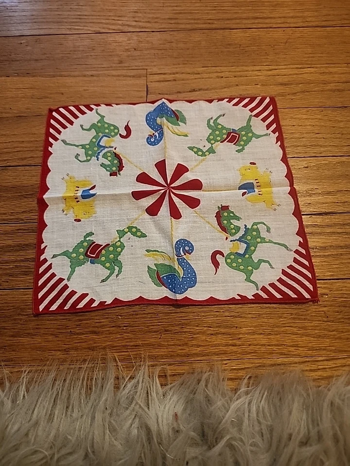 Lenço/lenço infantil vintage da década de 1950 sem reserva - Imagem 1 de 1