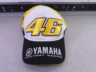 Yamaha Factory Racing VR 46 Vtg Graphic Black/Yellow Baseball Hat L Embroidered - Image 1 of 4