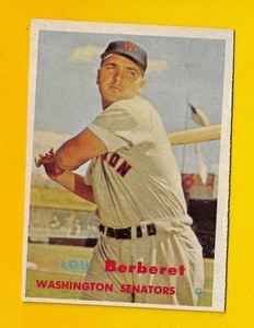 681356 1957 Topps #315 Lou Berberet SENATORS EX/MT++ - Bild 1 von 2