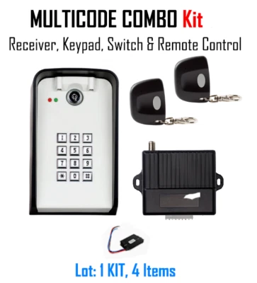 MULTICODE Kit  2 - FIREFLY3, HIVE 300/310, TS DOL1000 Keypad, Switch 300  - Image 1 of 4