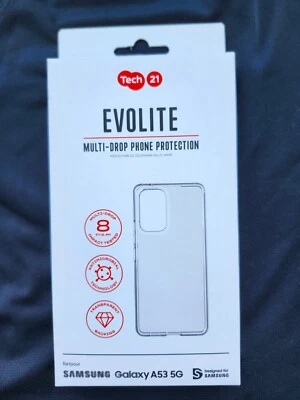 Tech21 Evo Lite Galaxy A53 5G Case - Clear Case SALE $7.75 +SHIPPING #METRO33027 - Image 1 of 3
