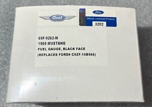1970 1969 FORD MUSTANG FUEL GAUGE BLACK #C9ZF-10B966 #69F-9262-M NEW
