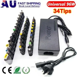 Universal Power Supply 96W for PC Notebook Laptop Charger Adjustable Adapter au - Picture 1 of 13