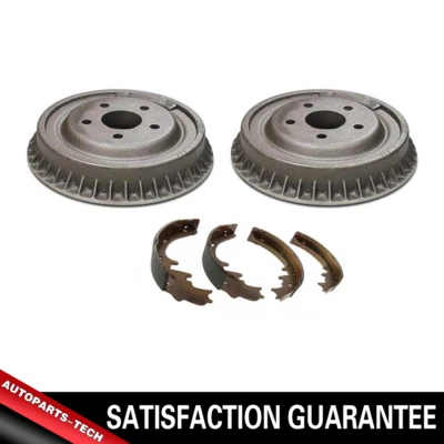 Tambores de freno traseros y zapatas de freno Centric 3 piezas para Ford E-100 Econoline Ford Bronco Foto 1 de 4