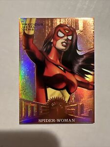 2017 Fleer Ultra Spider-Man Metal BRONZE PMG MM09 MM9 SPIDER-WOMAN 54/199 Insert