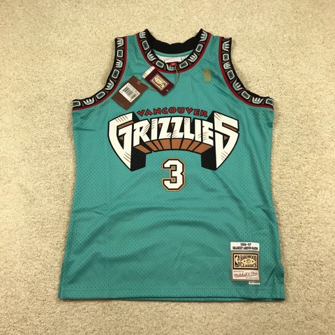 Mitchell & Ness Vancouver Grizzlies Mens Large Shareef Abdur-Rahim Jersey defect Cover