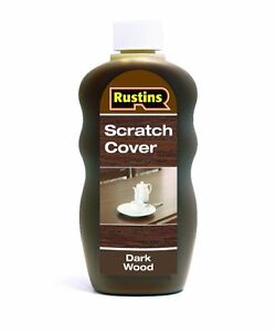 Rustins Furniture Scratch Cover for Dark Wood 300ml Blend of Waxes to Polish 