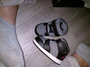 pink jordans for baby girl