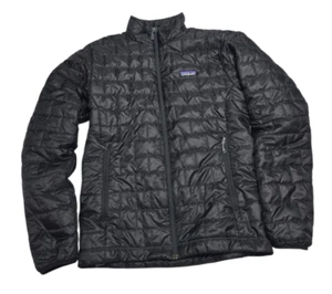 Patagonia Mens Size Small Puffer Jacket Nano Primaloft Black STY84212 Full Zip - Picture 1 of 15