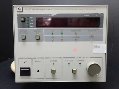 HP 6033A: System Power Supply, 0-17V/0-30A, 150W, W/Opt.100 (4093) - Image 1 of 4
