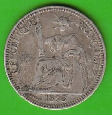 Französisch-Indochina 10 Centimes 1898 sehr schön selten  nswleipzig