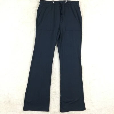 Pantalones para mujer Lucky Brand acampanados pierna ancha salón polar azul ligero tirar de S Foto 1 de 4