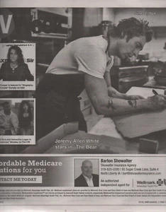 TV Week Magazine June 22 2024 Jeremy Allen White The Bear Ayo Edebiri - Picture 1 of 3