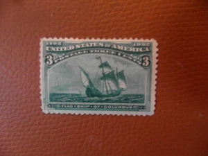 Stamps :   USA 3c.1893 400th Anniversary Christopher Columbus, Chicago, mint .   - Picture 1 of 2